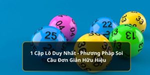 1 cặp lô duy nhất