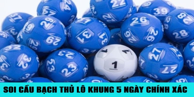 Kỹ thuật soi cầu bạch thủ nuôi khung 5 ngày thắng lớn