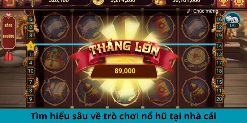 Tìm hiểu sâu về trò chơi nổ hũ tại nhà cái